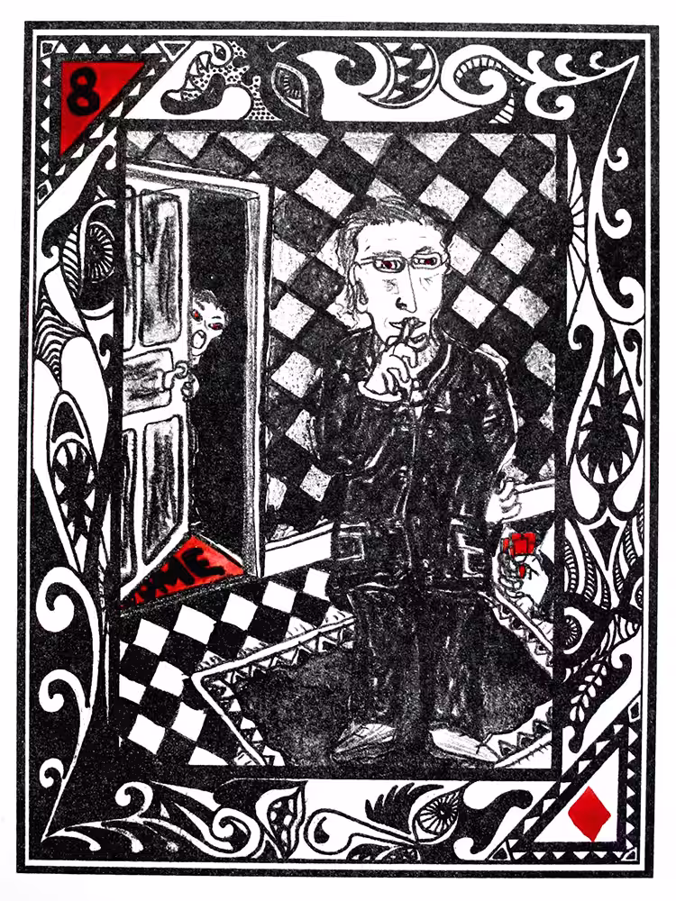 Eight of Diamonds by Fernando Feijoo